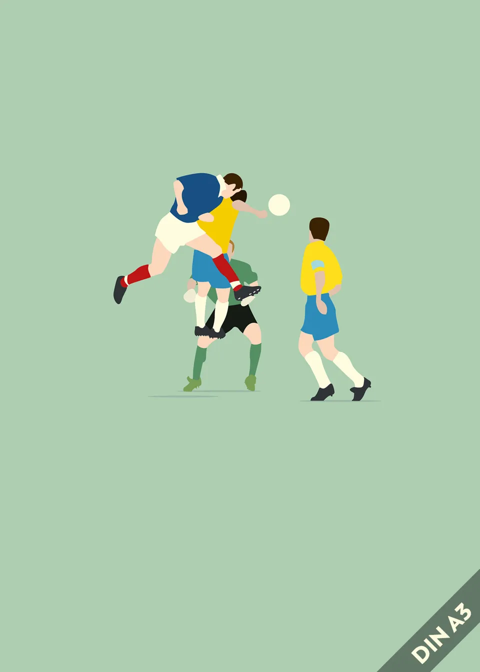 hands-of-god-prints-zizou-kunstdruck-a3-zidane-wm-1998 image 1