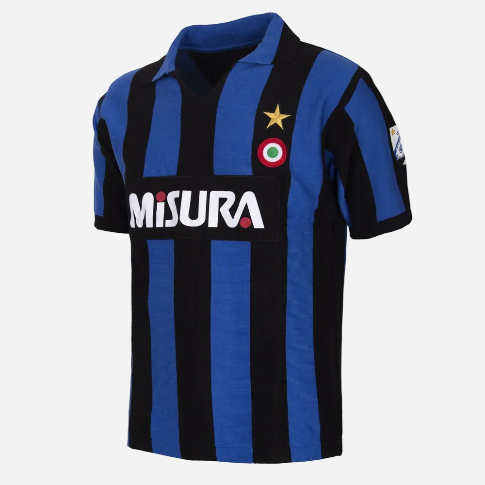 copa-classic-inter-1982-83-retro-fu-balltrikot-blau-schwarz image 1