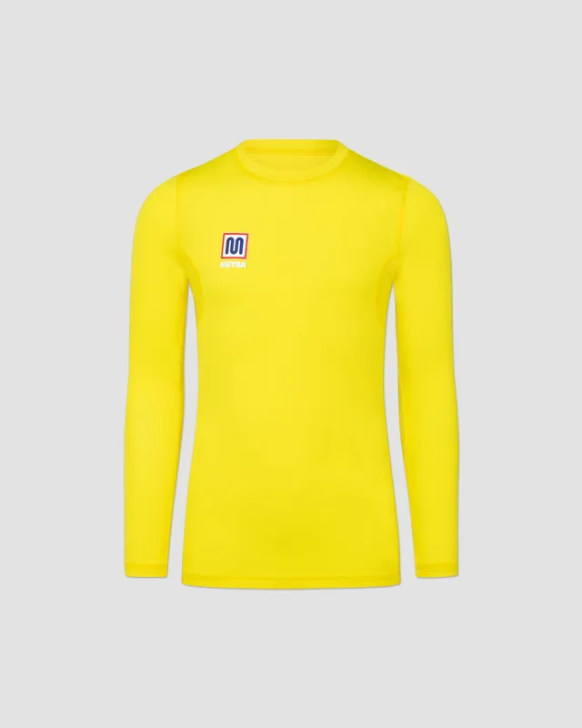 meyba-youth-base-layer-mj1s21ai-langarmshirt-gelb image 1