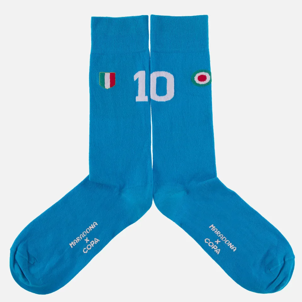 copa-classic-socks-maradona-napoli-nr-10-socken-blau-40-46 image 1