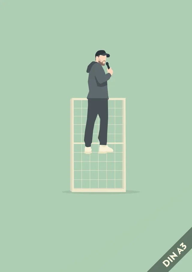 hands-of-god-his-royal-hoeness-print-a3-vfb-poster image 1