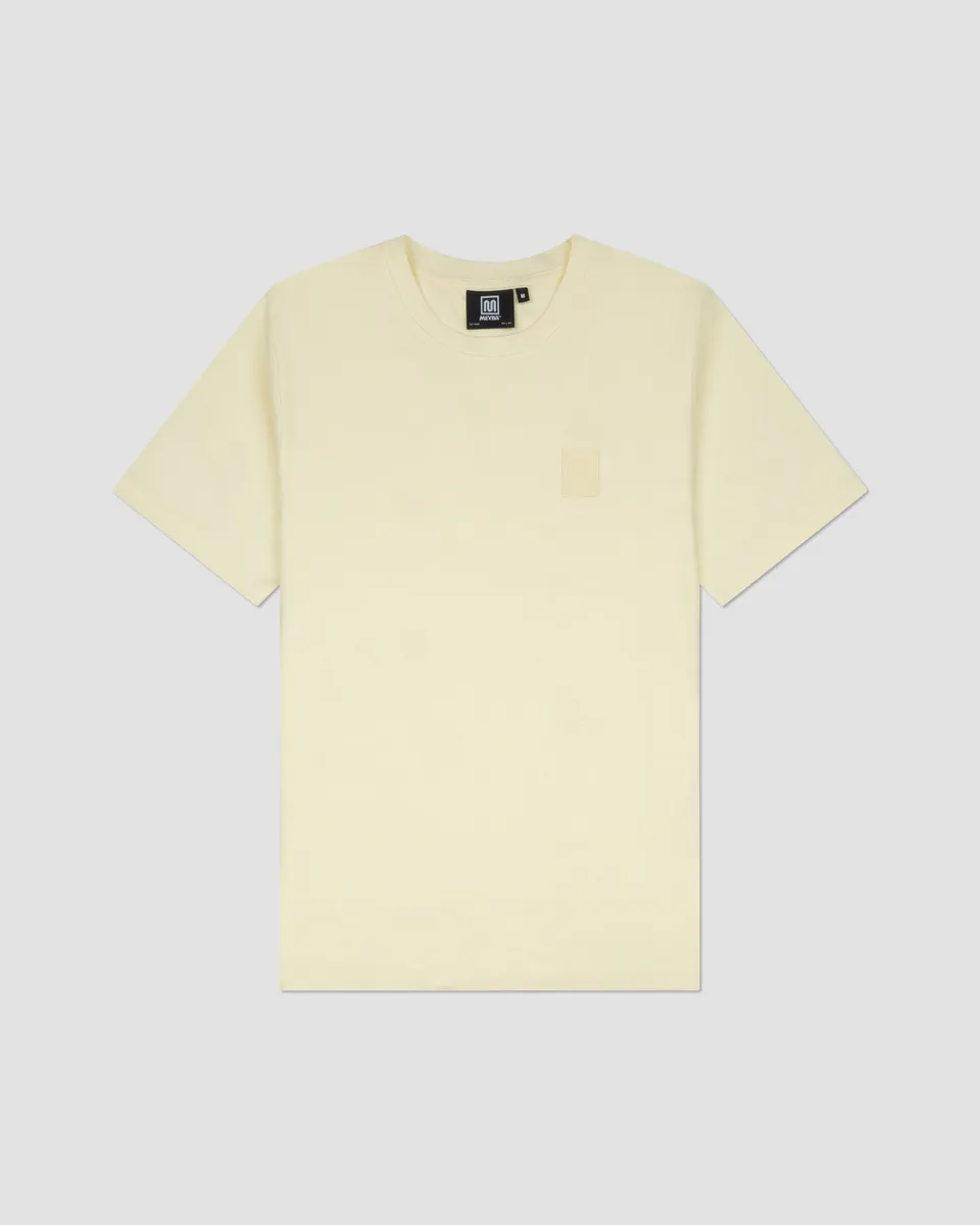 meyba-ivan-tee-t-shirt-gelb-slim-fit-baumwolle image 1
