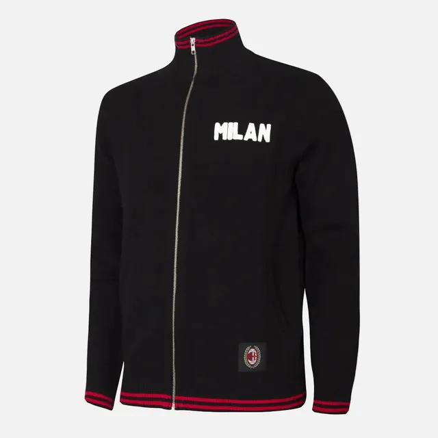 copa-classic-retro-football-jackets-ac-milan-1960er-jacke-schwarz-stickerei image 1