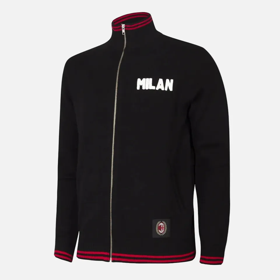 copa-classic-retro-football-jackets-ac-milan-1960er-jacke-schwarz-stickerei image 1