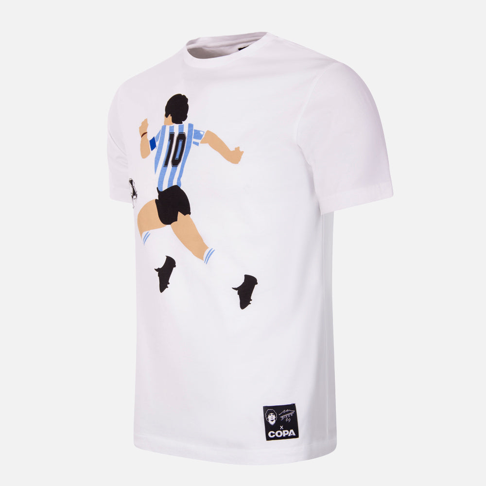 copa-classic-maradona-argentinien-grafik-t-shirt-wei image 1