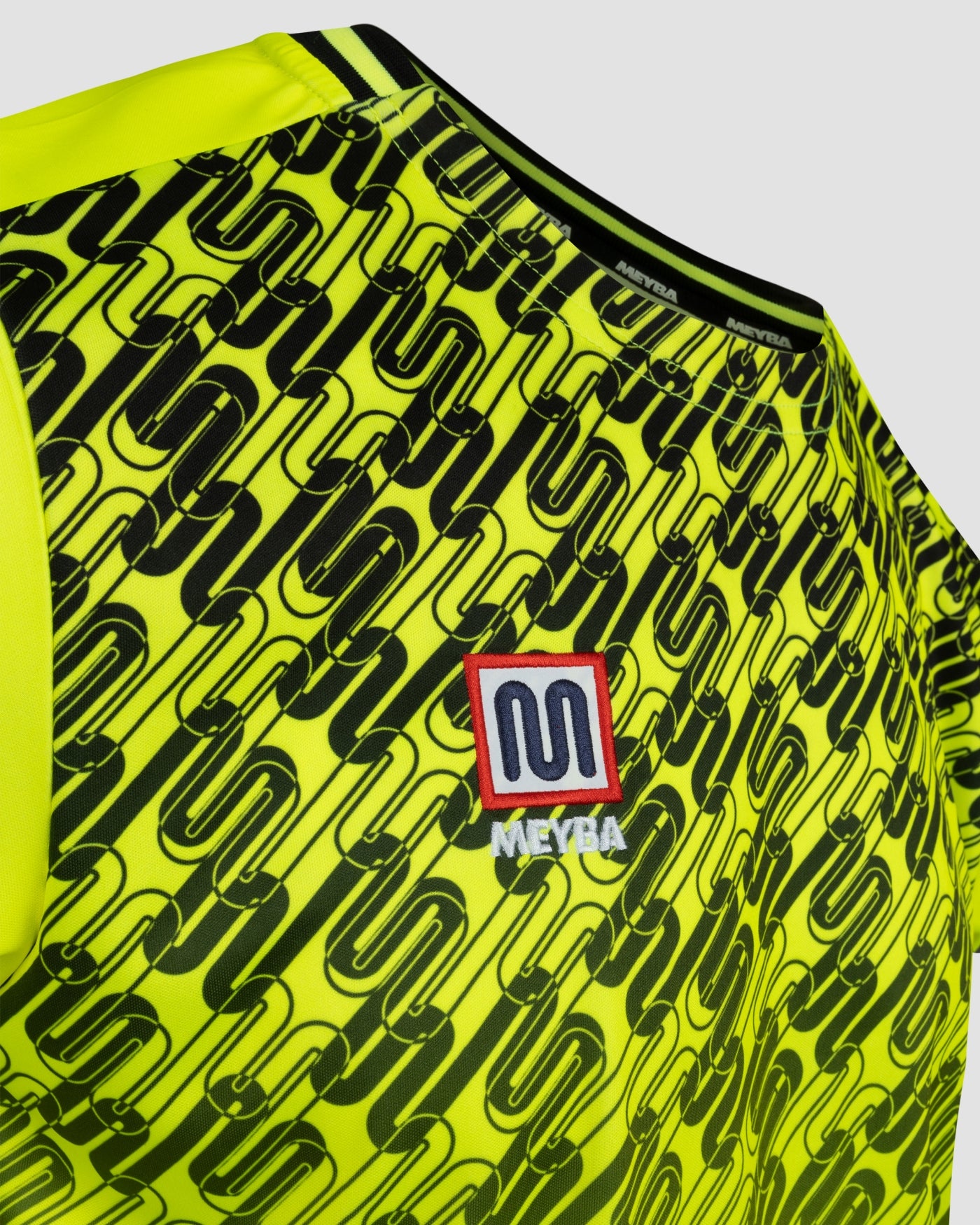 meyba-alpha-grid-jersey-trikot-fluro-yellow-black-polyester image 7