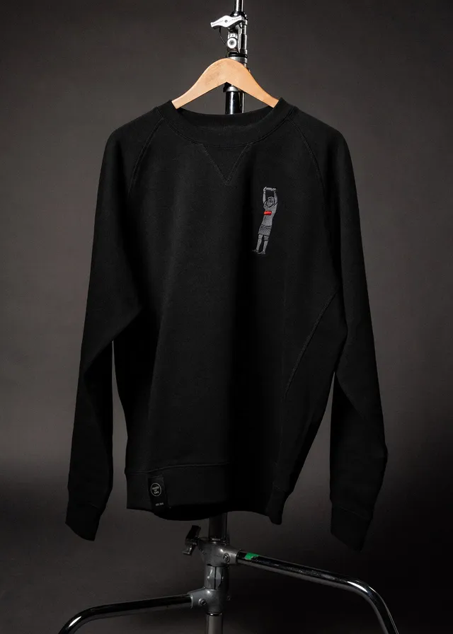 hands-of-god-legendo-crewneck-schwarz-stick-bio-baumwolle image 1