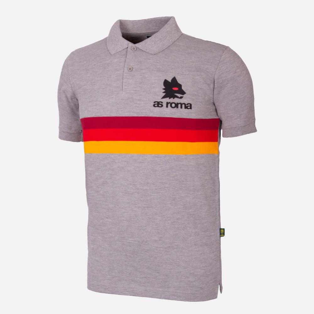 copa-classic-as-rom-stripes-poloshirt-grau-retro-polo-herren image 1