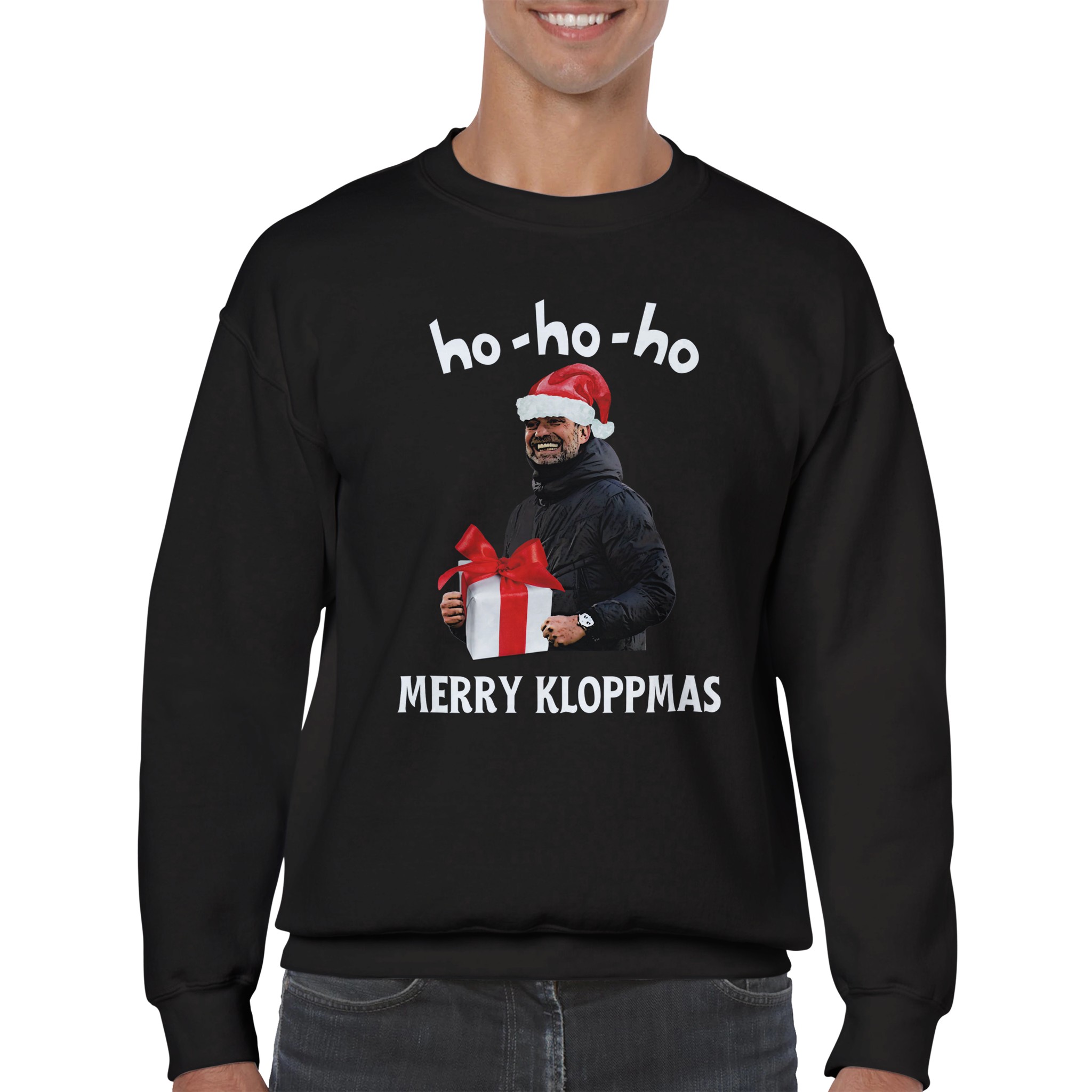 anfield-apparel-merry-kloppmas-weihnachtspullover-klopp-unisex image 2