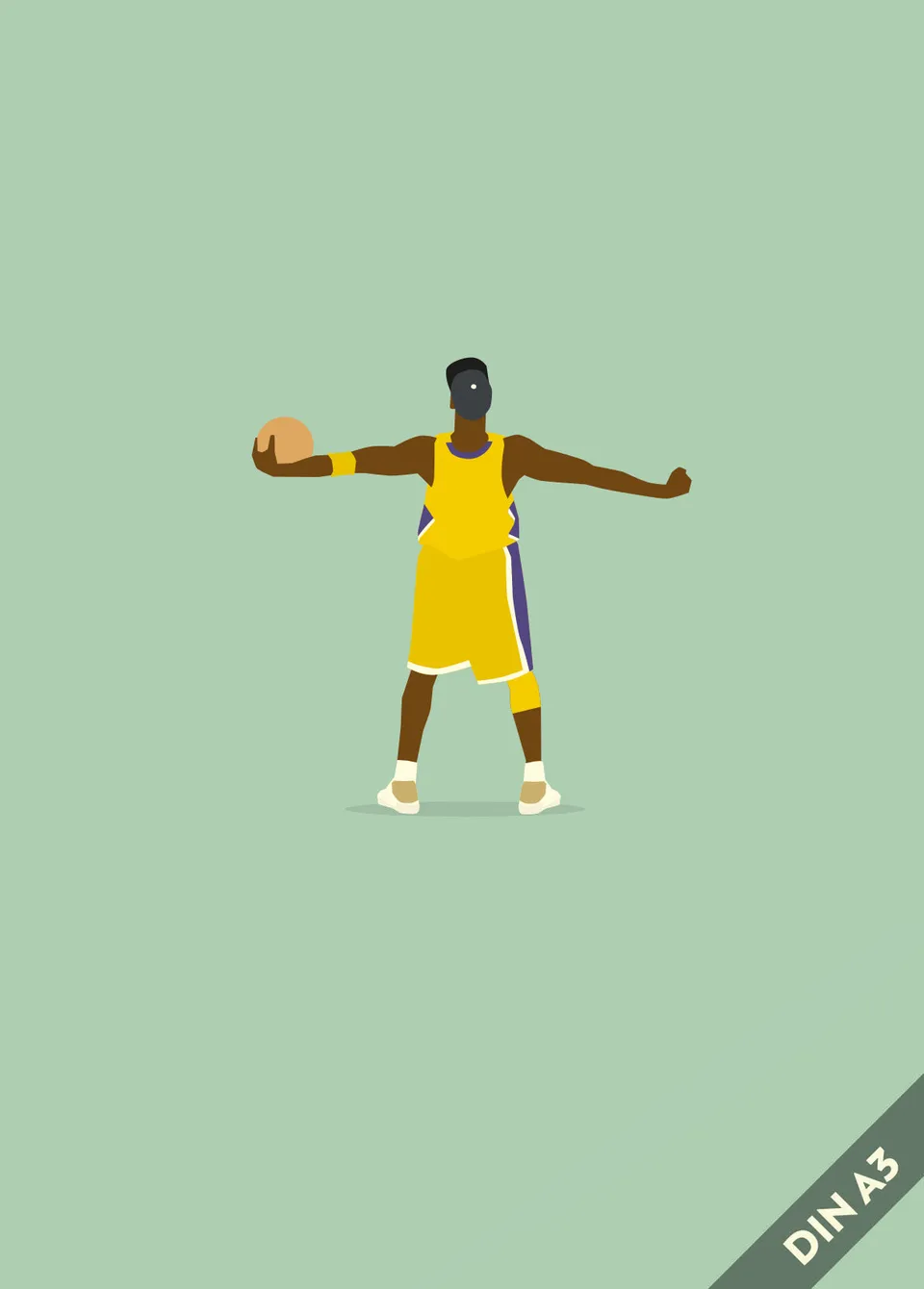hands-of-god-prints-black-mamba-fine-art-print-a3-nba image 1