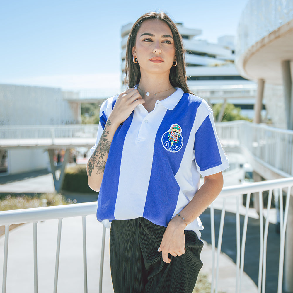 copa-fc-porto-1951-52-retro-trikot-wei-blau-baumwolle image 2
