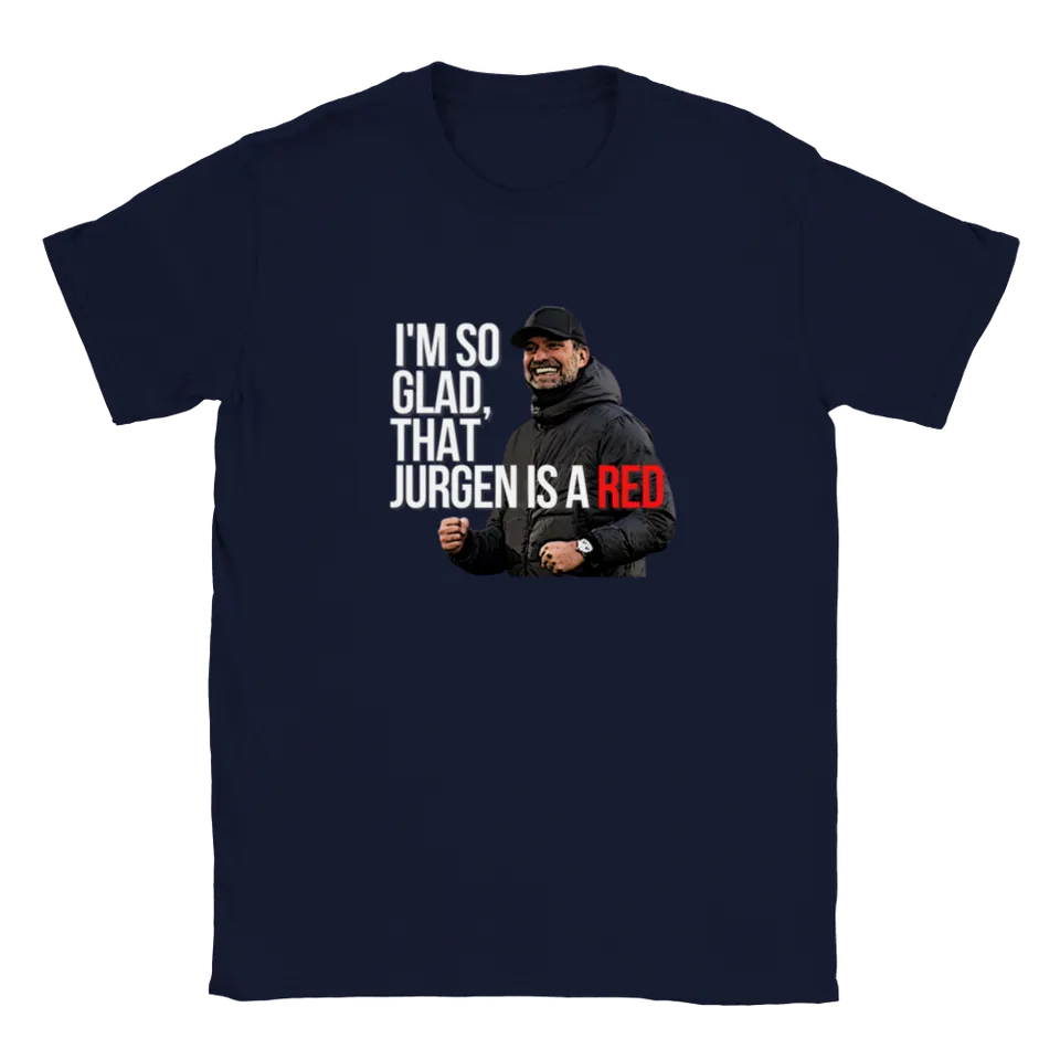 anfield-liverpool-i-m-so-glad-klopp-t-shirt-j-rgen-red-baumwolle image 1