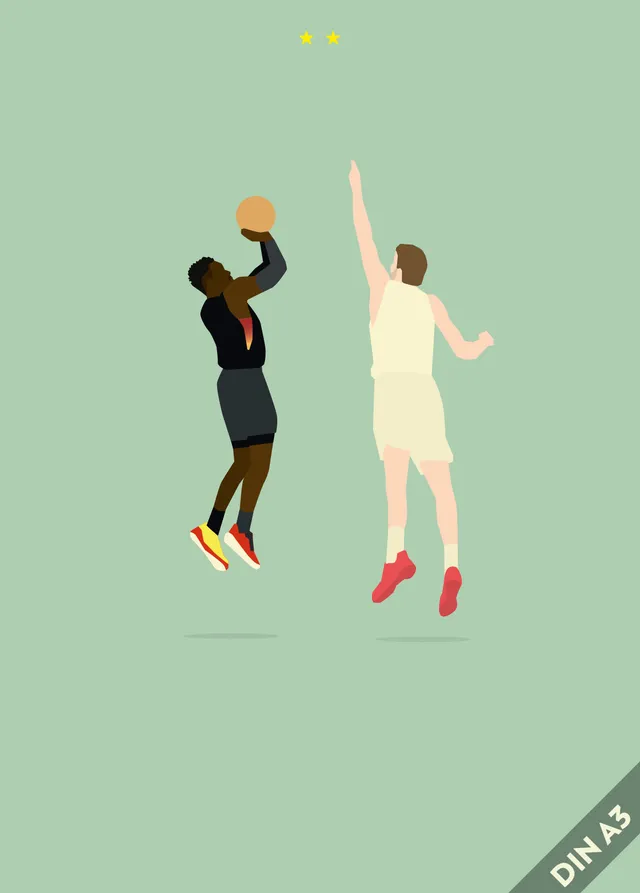 hands-of-god-crunch-time-kunstdruck-a3-schr-der-basketball image 1
