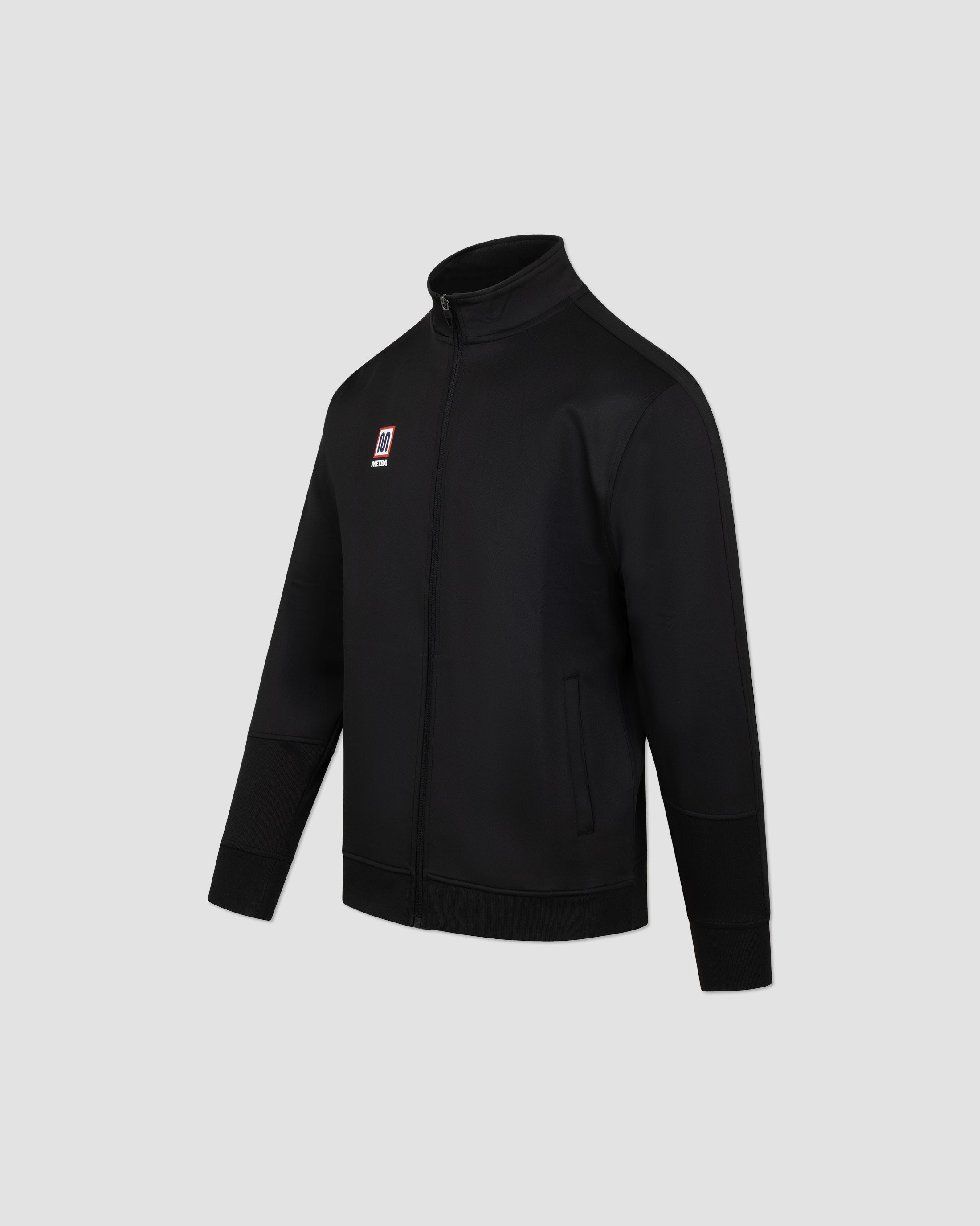 meyba-apg-poly-zip-sweat-schwarz-mta03002-training image 2