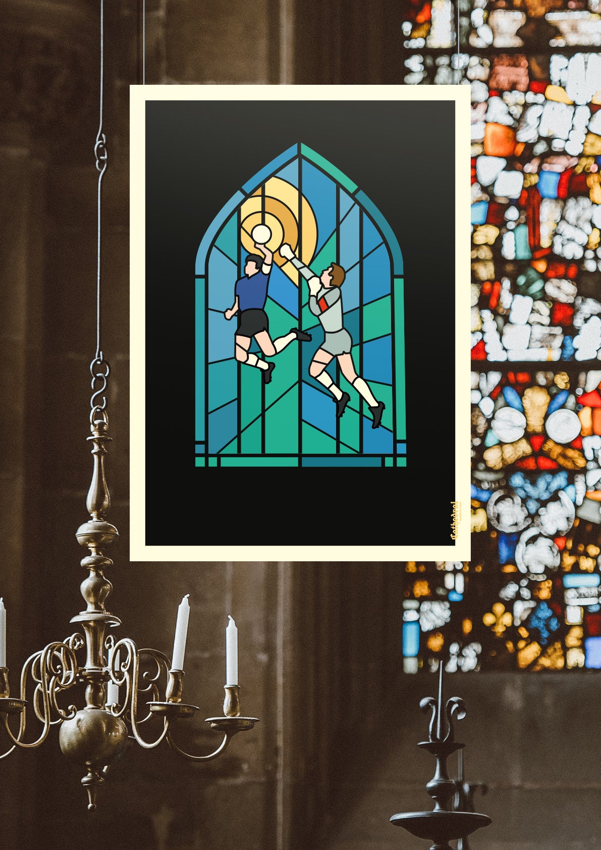 hands-of-god-holy-hand-i-cathedral-maradona-poster-50x70 image 2