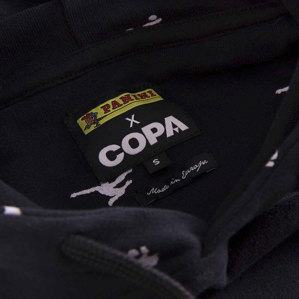 copa-panini-all-over-kapuzenpullover-schwarz-baumwolle image 5
