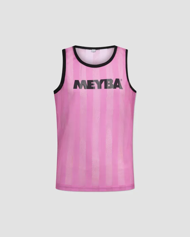 meyba-youth-training-bibs-trainingsleibchen-neon-pink-mesh image 1
