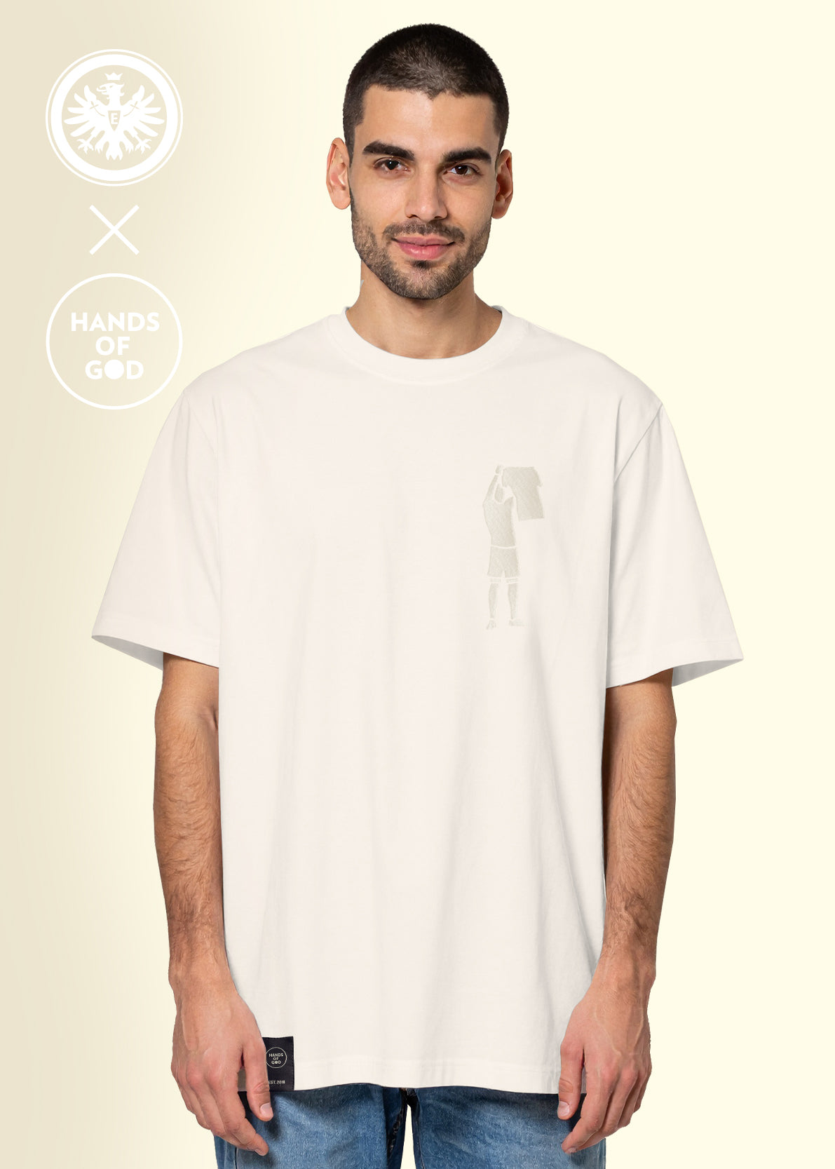 hands-of-god-apparel-bcn-reloaded-t-shirt-eintracht-creme-wei image 1