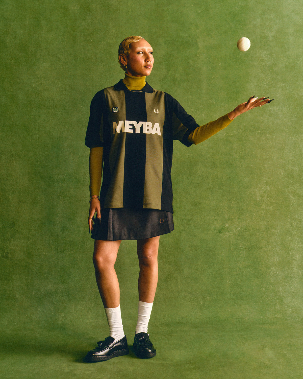 meyba-x-fred-perry-cut-n-sew-polo-schwarz-baumwolle-piqu image 6