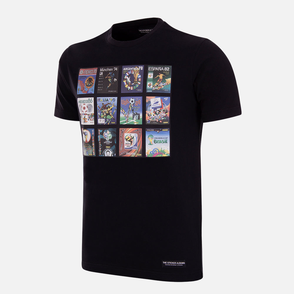 copa-classic-panini-fifa-weltmeister-collage-t-shirt-schwarz image 1