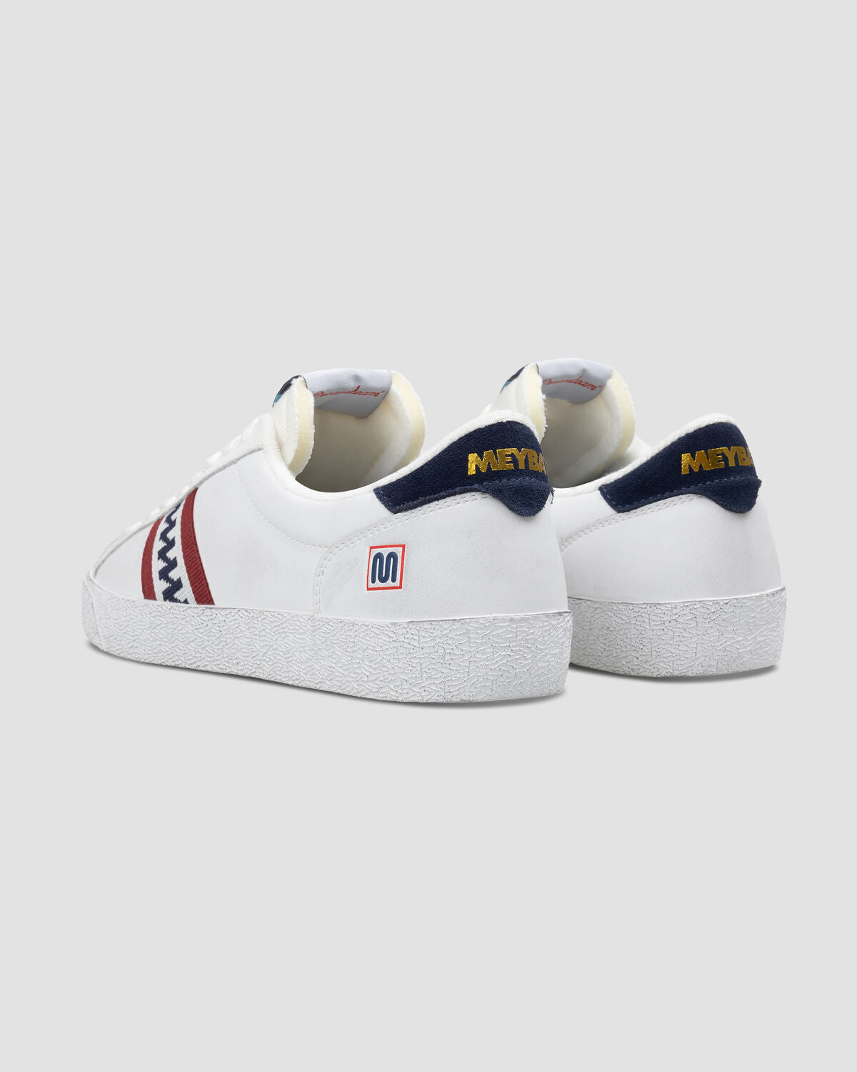 meyba-archivio-micro-leather-sneaker-weiss-blau-retro image 4