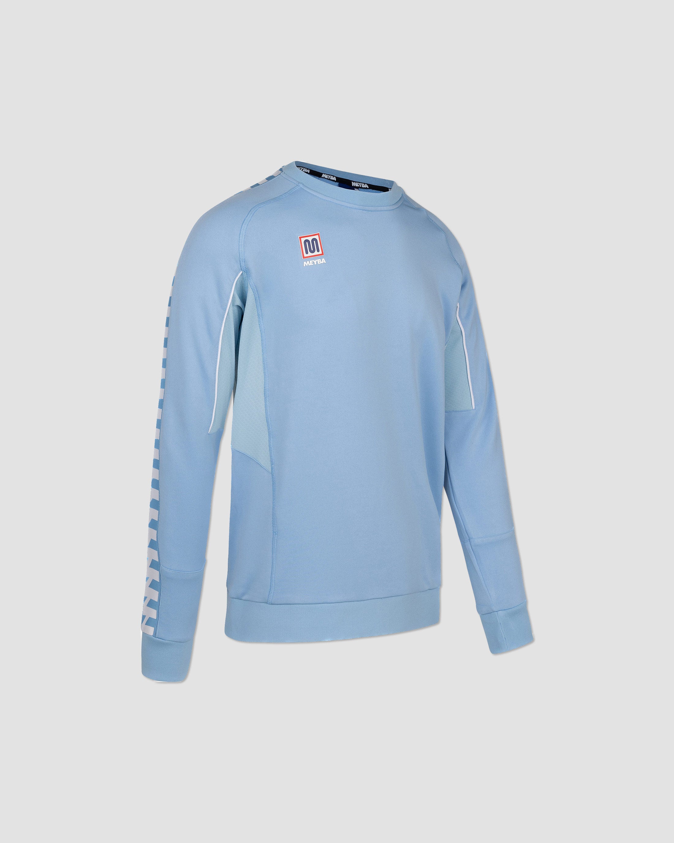 meyba-motion-crew-sweatshirt-bluebell-mit-print image 2