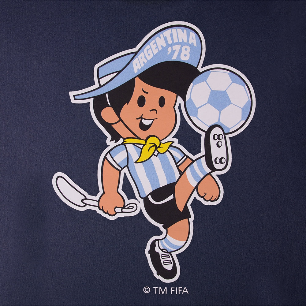 copa-kids-argentinien-1978-gauchito-t-shirt-blau-retro image 2