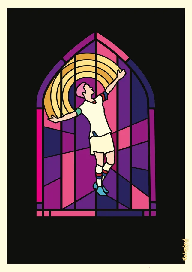 hands-of-god-prints-rebel-poster-megan-rapinoe-50x70-cm image 1