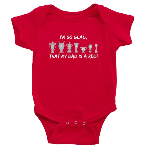 anfield-apparel-lfc-kids-my-dad-is-a-red-baby-body-6-monate image 1