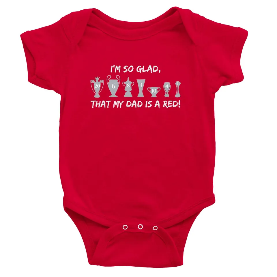 anfield-apparel-lfc-kids-my-dad-is-a-red-baby-body-6-monate image 1