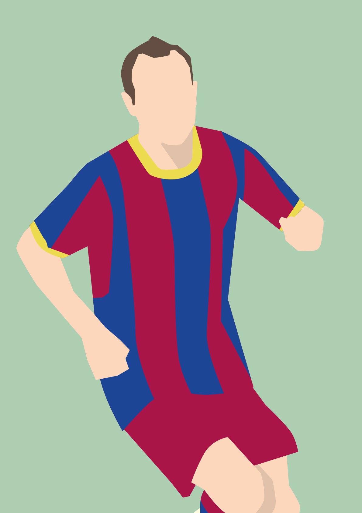 hands-of-god-prints-xavin-kunstdruck-a3-bar-a-xavi-iniesta image 3