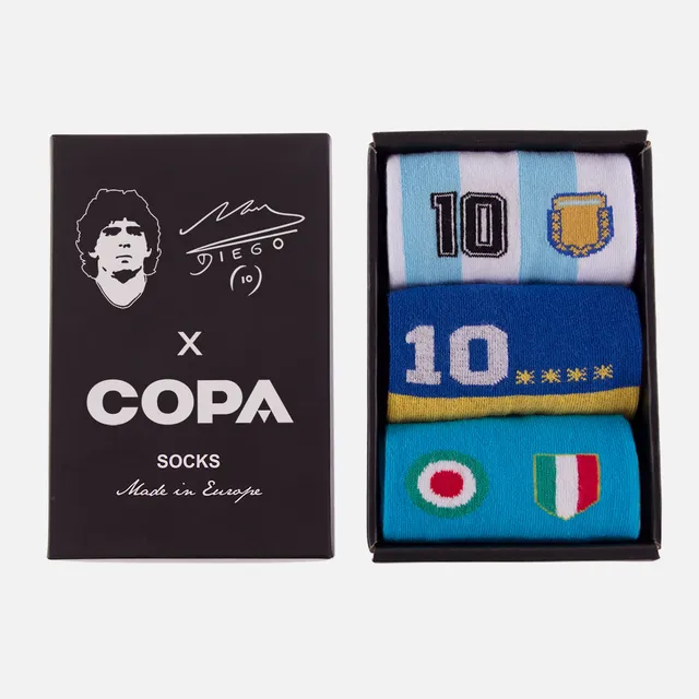 copa-maradona-x-nummer-10-socken-box-set-schwarz-40-46 image 1