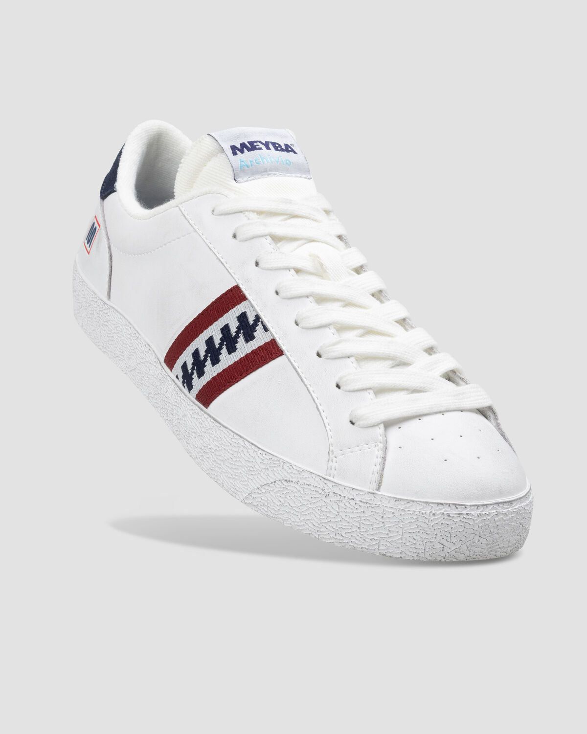 meyba-archivio-micro-leather-sneaker-weiss-blau-retro image 6