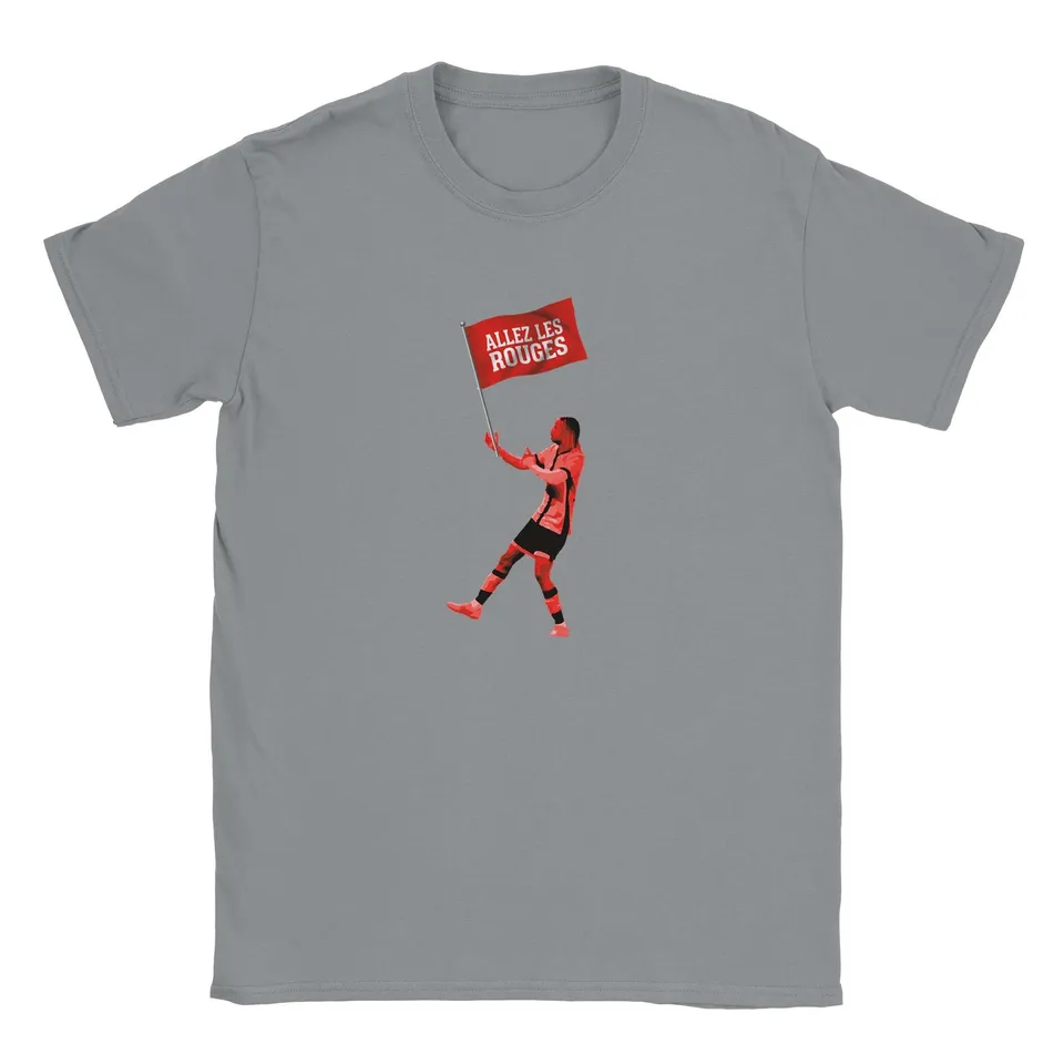 anfield-apparel-allez-les-rouges-bradley-barcola-t-shirt-baumwolle image 1