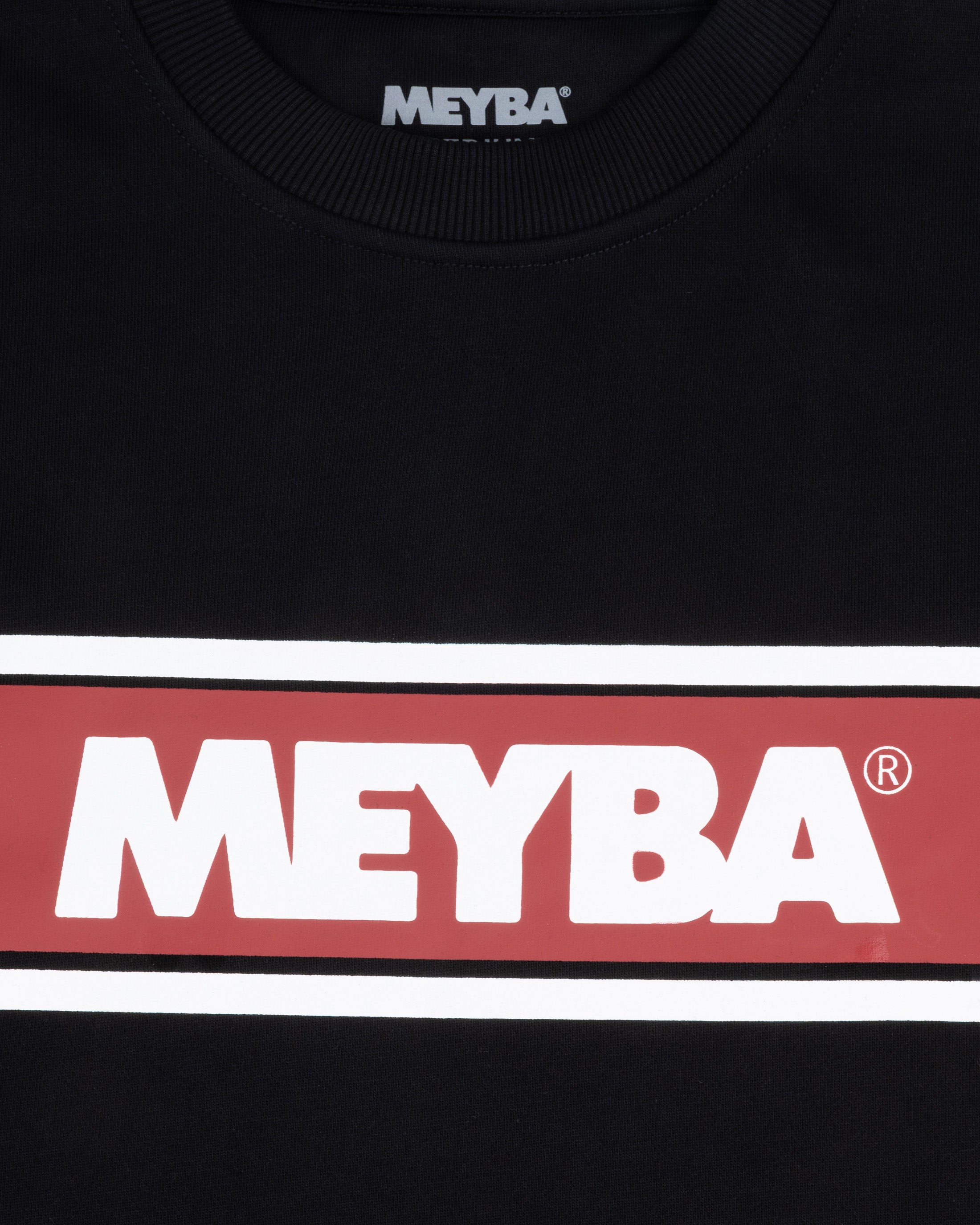 meyba-casa-crew-sweat-sweatshirt-schwarz-aus-baumwolle image 2