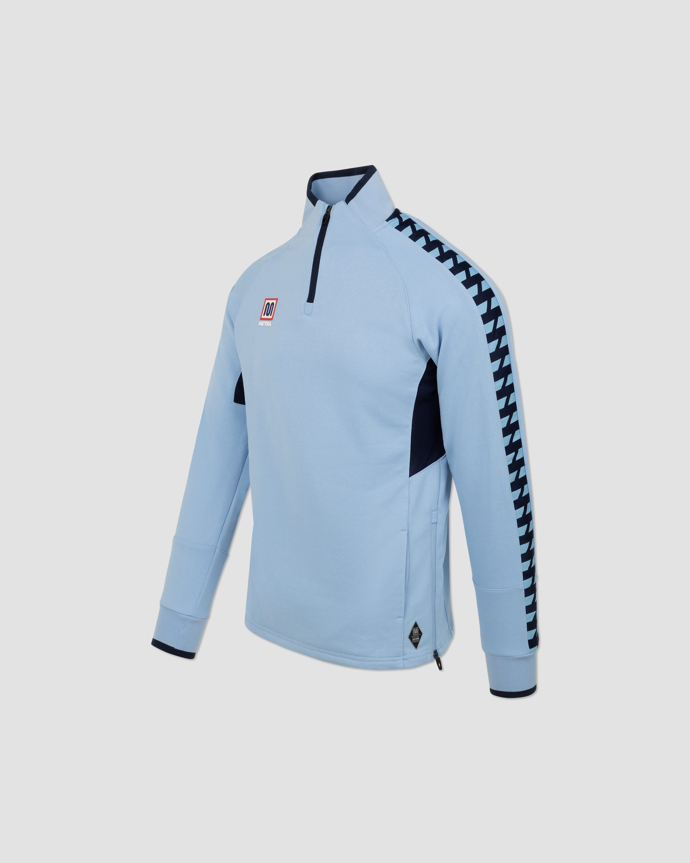 meyba-motion-half-zip-sweat-bluebell-polyester image 2