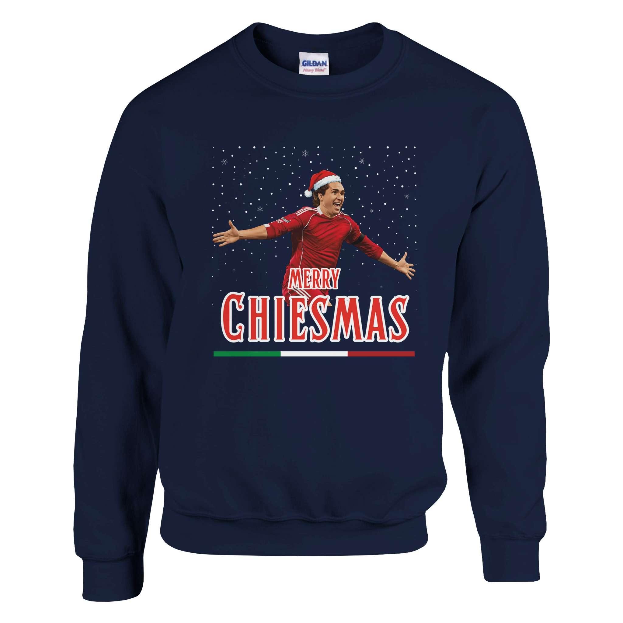 anfield-apparel-merry-chiesmas-chiesa-weihnachtspullover-unisex-baumwolle image 3