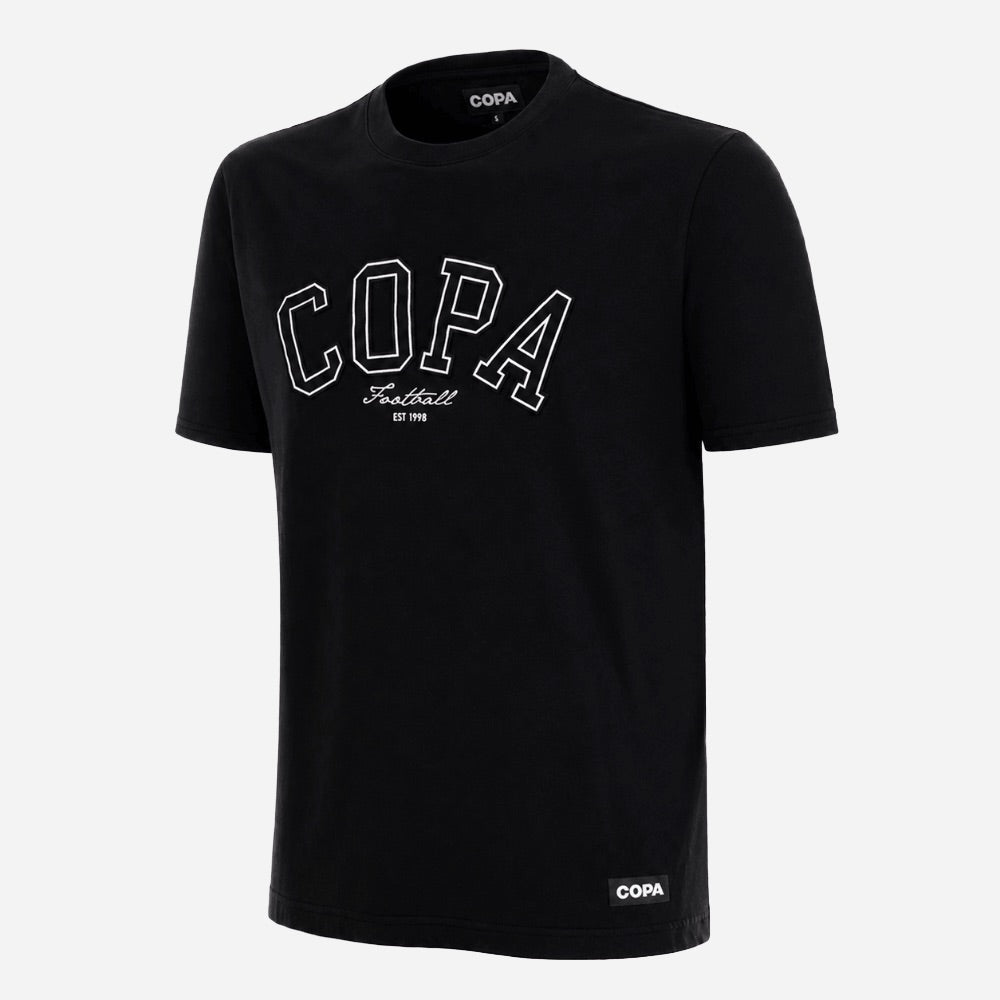 copa-varsity-t-shirt-schwarz-baumwolle-herren-regular-fit image 1