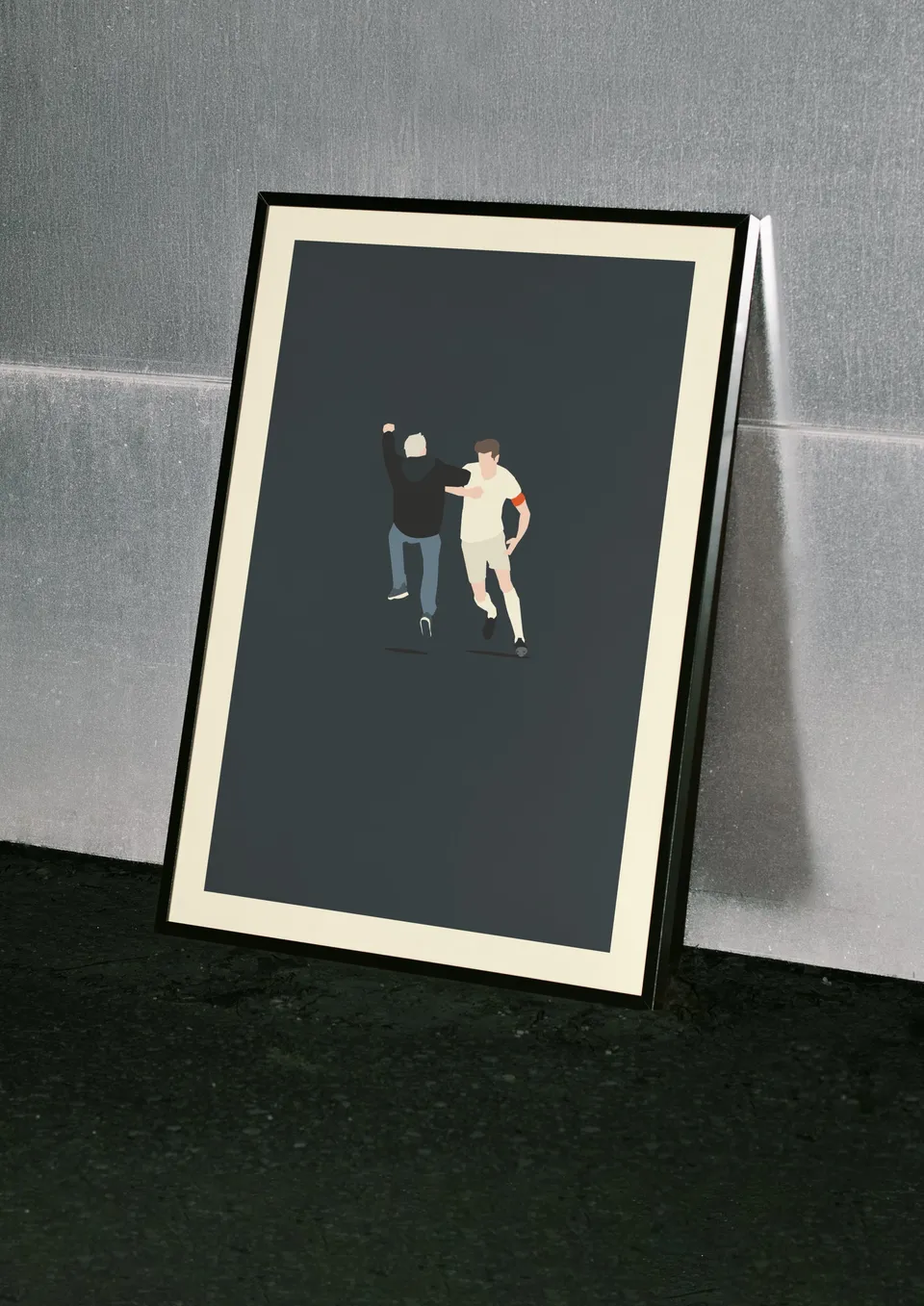 hands-of-god-body-check-kunstdruck-a3-eintracht-frankfurt image 1