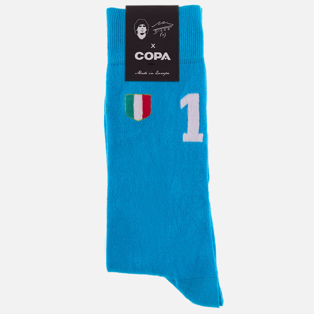 copa-classic-socks-maradona-napoli-nr-10-socken-blau-40-46 image 3