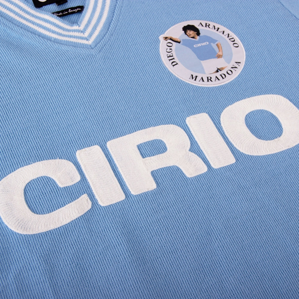 copa-classic-maradona-napoli-1984-fu-balltrikot-blau image 5