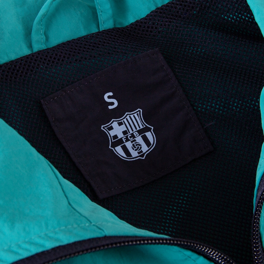 copa-fc-barcelona-retro-fu-balljacke-gr-n-nylon image 5