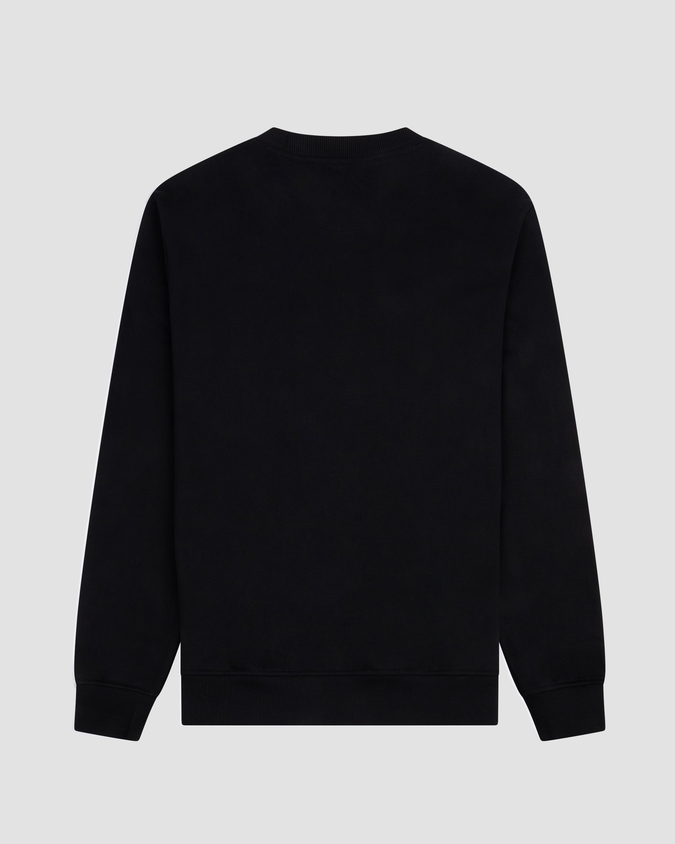 meyba-casa-crew-sweat-sweatshirt-schwarz-aus-baumwolle image 3