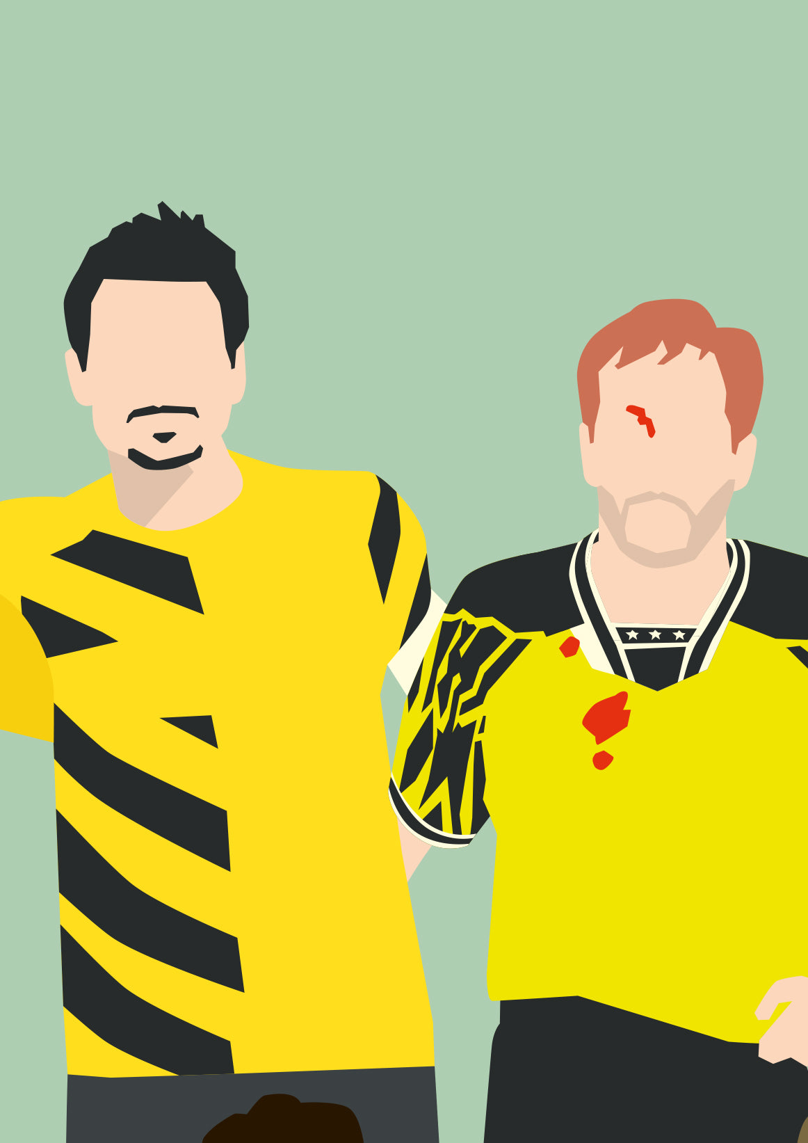 hands-of-god-prints-dortmund-allstars-kunstdruck-a3-bvb image 5