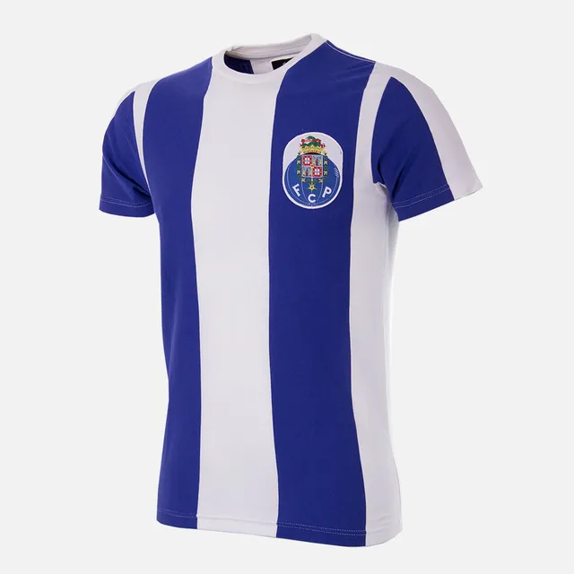 copa-classic-fc-porto-retro-t-shirt-wei-blau-baumwolle image 1