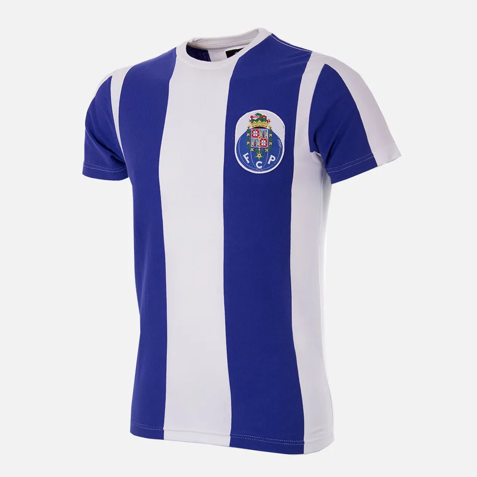 copa-classic-fc-porto-retro-t-shirt-wei-blau-baumwolle image 1