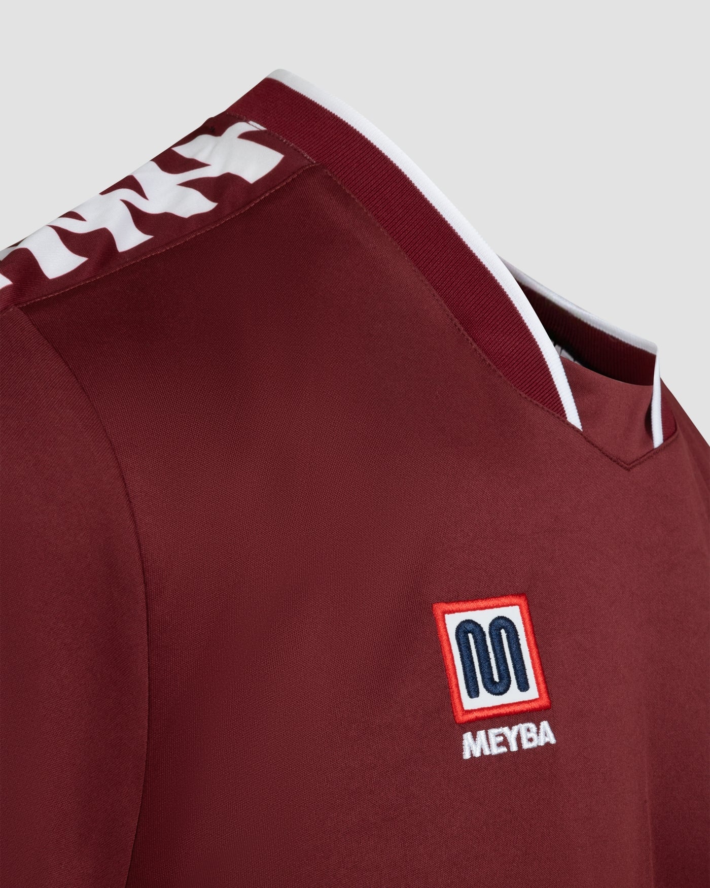 meyba-alpha-matchday-trikot-weinrot-wei-polyester image 2