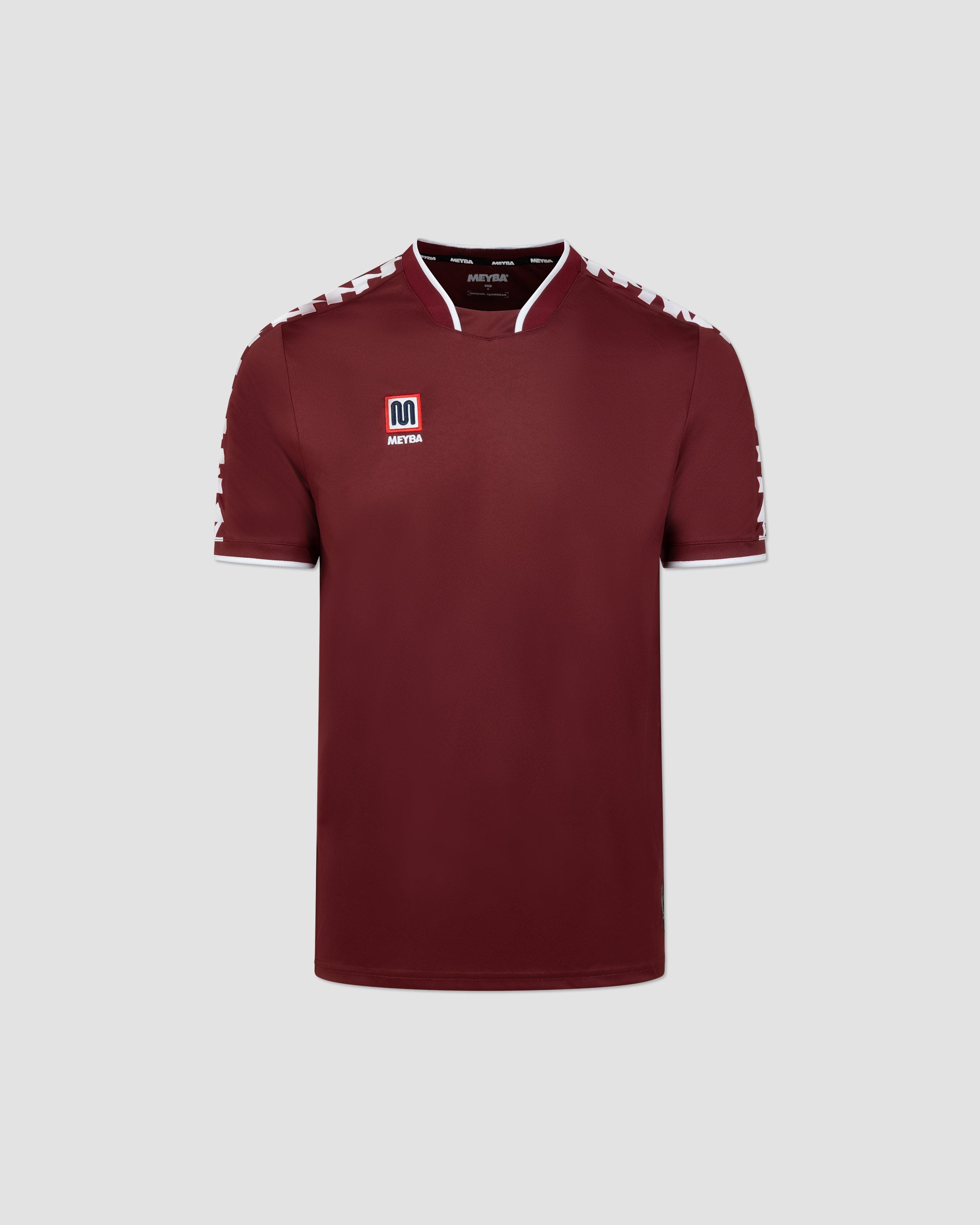 meyba-alpha-matchday-trikot-weinrot-wei-polyester image 1