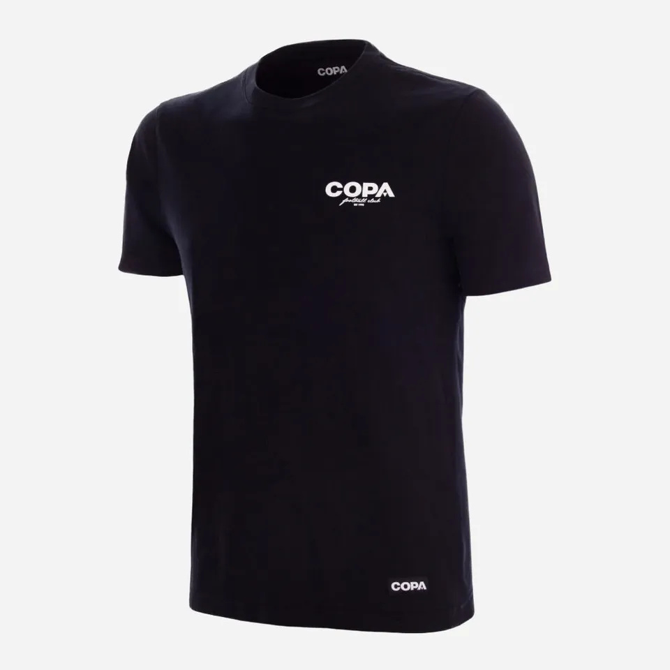 copa-classic-football-club-t-shirt-schwarz-baumwolle-herren image 1