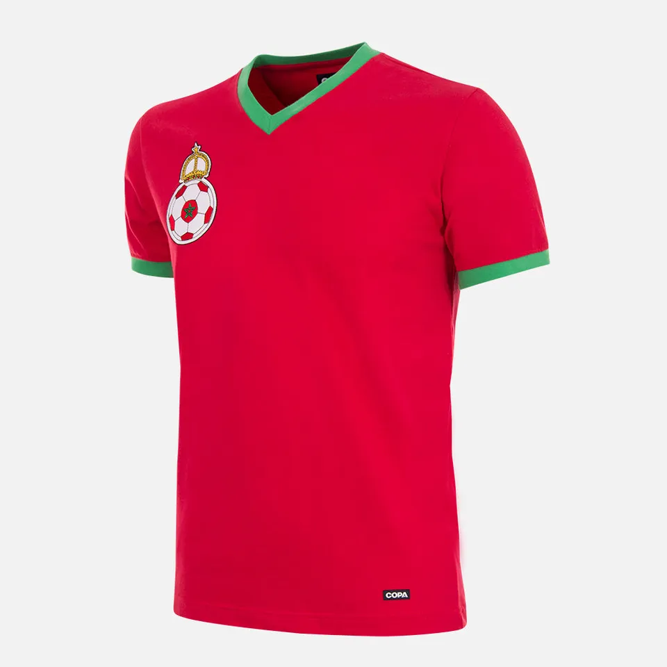 copa-classic-marokko-1970er-retro-trikot-baumwolle-rot image 1